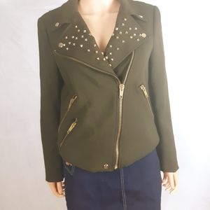 Zara Military Moto Jacket
